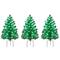 3ct. Pre-Lit Alexa Enabled Pathway Artificial Christmas Tree Set